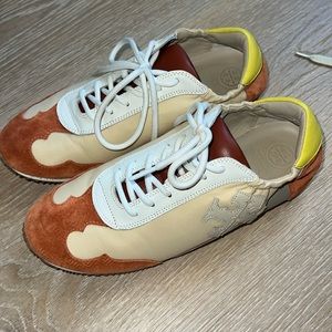 Tory Burch lace up sneakers